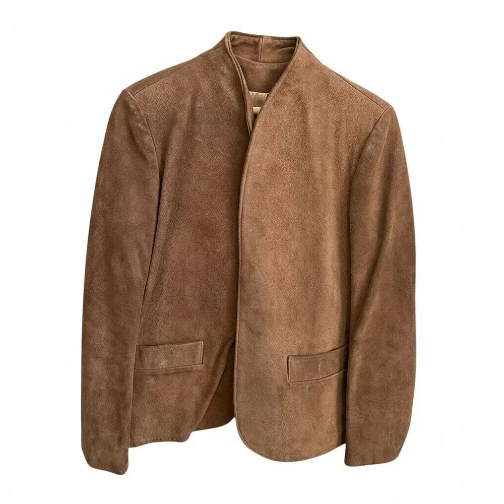Gary Gordon Vintage Brown Suede Jacket Size 14